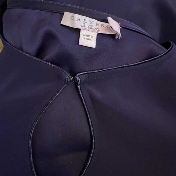 CALYPSO ST. Barth silk purple dress - Picture 7 of 10
